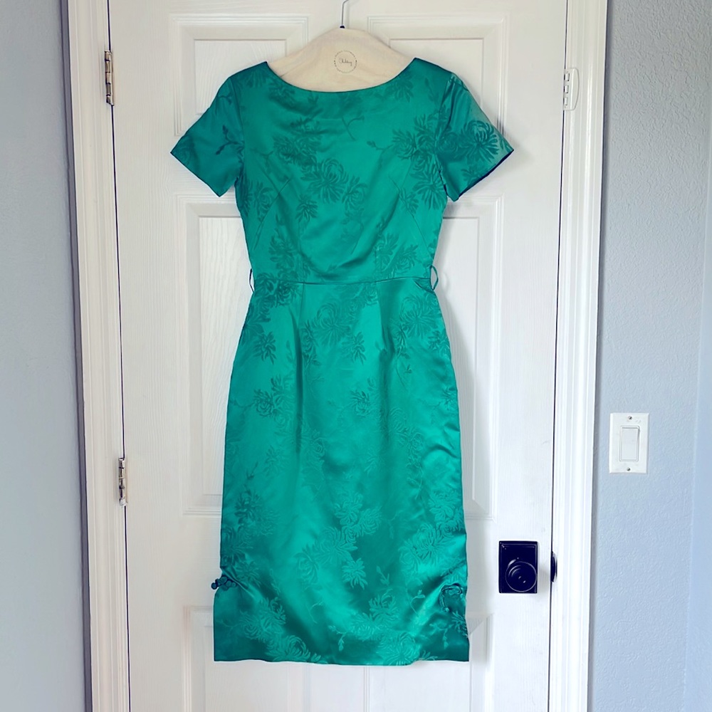 Vintage 1950s silk party dress